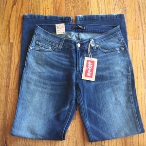 Levi's boot cut Ultra Low Rise Stretch Denim  Sz 9